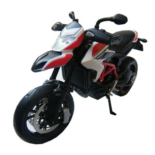 Rctoystory โมเดล ของสะสม มอไซค์ Ducati Hypermotard SP 2013(ขาว/แดง)