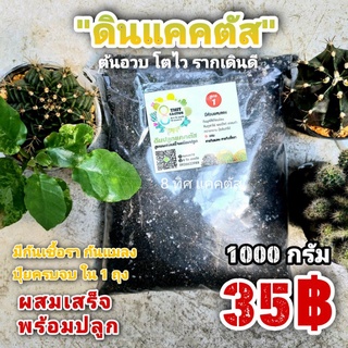 แหล่งขายและราคาสูตร 1 ดินปลูกแคคตัส ขนาด 1กิโล // กด 3 ชิ้น 100฿ // วัสดุปลูก แคคตัส กระบองเพชร(ยกเว้นไลทอป)อาจถูกใจคุณ