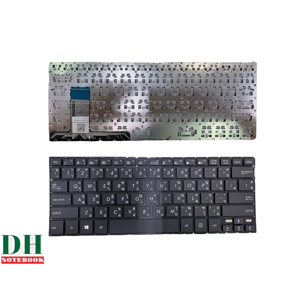 คีย์บอร์ดโน๊ตบุ๊ค keyboard ASUS Zenbook U303 U303LB U303LN U303UA U303UB UX303L UX303 U303L ปุ่ม DELETE รุ่นนี้มี 2 แบบ