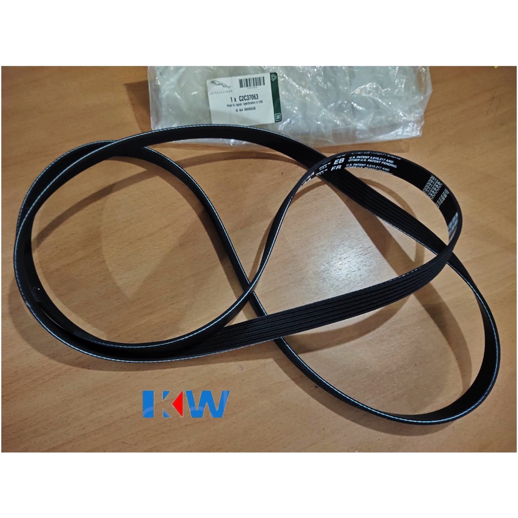 JAGUAR สายพานหน้าเครื่อง XJ8,XK,XJ,XF (แท้)