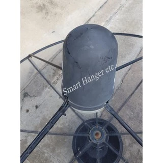 หมวกครอบ ฝาครอบ LNB สีดำแบบเงา สำหรับจานดำตะแกรง (เหมาะกับจาน150-185CM.)
