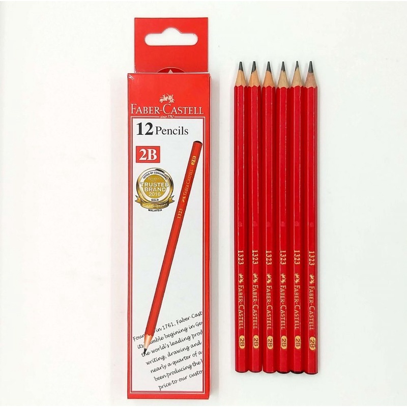 Faber Castell 2B Pencil 1323-2B (12s Per Box)