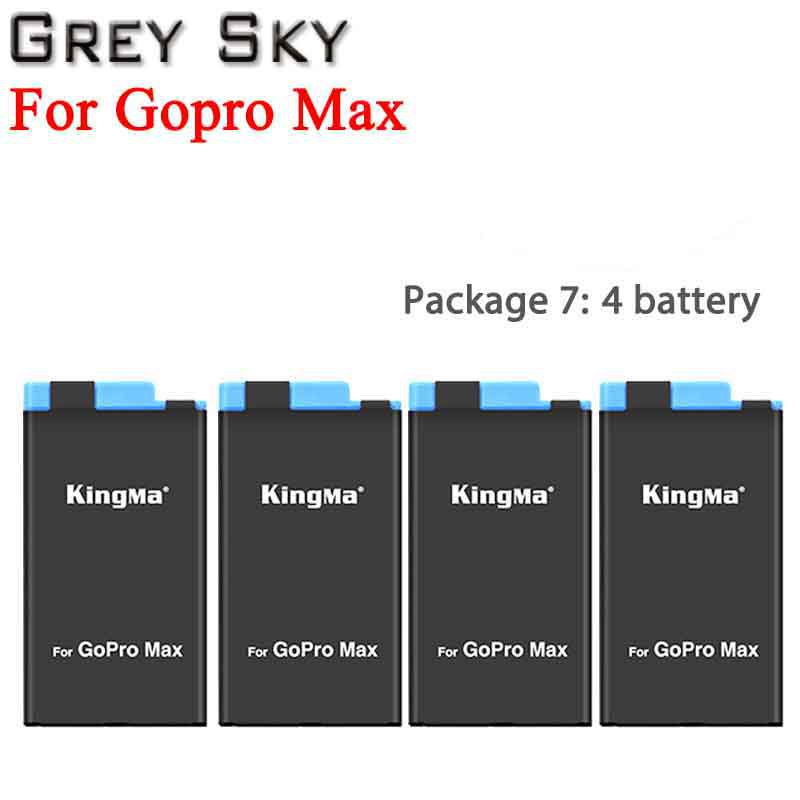 New 1400mAh Battery For GoPro Max Rechargeable Lithium Battery 360 Panoramic Action Camera Batteries