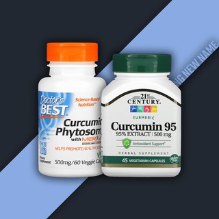 เคอร์คูมิน ( Curcumin, Phytosome, Meriva ) ชนิดเม็ด 21st Century, Doctors Best