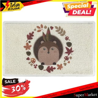 พรมเช็ดเท้าดักฝุ่น HOME L&amp;S SQEEZ 45x75 นิ้ว สีน้ำตาล พรมภายนอก DOOR MAT HOME L&amp;S SQEEZ 45"X75" BROWN