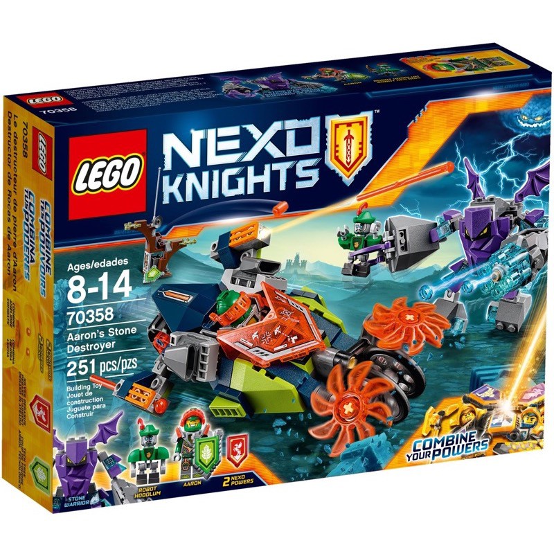 เลโก้แท้ LEGO Nexo Knights 70358 Aaron's Stone Destroyer