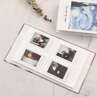 (ลดเพิ่ม ทักแชท) อัลบั้มรูป Instax Mini / 2x3 ปกเเข็ง ใส่ได้ 200 ภาพ