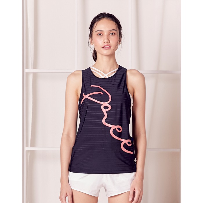 Diamond Tank Top - Black