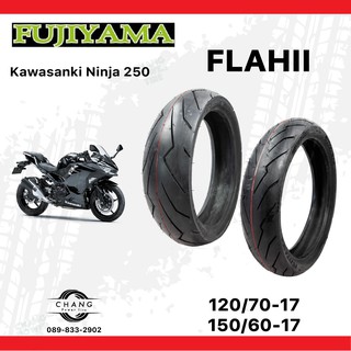 120/70-17+150/60-17 รุ่นFLASHII ยี่ห้อFUJIYAMA (TL)
