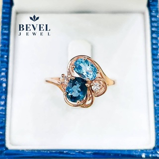 เเหวนลอนดอนบลูโทพาซเเท้ (London Blue Topaz) เชื่อว่าเป็นสัญลักษณ์ ความรัก ความเมตตาตลอดกาล มีใบรับประกัน