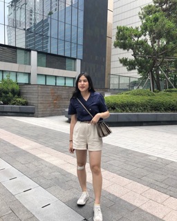 Vintage sailor crop top &amp; Linen short