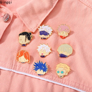 เครื่องประดับ เข็มกลัด รูปการ์ตูนอนิเมะ Jujutsu Kaisen Enamel Pin Yuji Itadori Fushiguro Megumi Gojo Satoru Lapel Pin