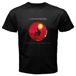 เสื้อยืดลำลองLoudnesoldier of Fortune s เสื้อยืดลําลอง สําหรับผู้ชาย แขนสั้น สีดํา สไตล์คลาสสิค ไม่ซ้ําใคร 433514S to4XL