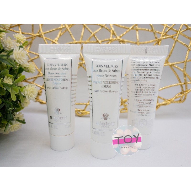 Sisley Velvet Nourishing Cream with Saffron Flower 4, 10 ml