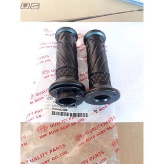 ปลอกแฮนด์+ปลอกคันเร่งYAMAHA NOUVO,MX,1คู่ Hand Grips For YAMAHA NOUVO, MX, 1 pair