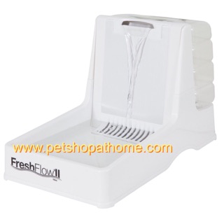 Petmate เครื่องให้น้ำระบบน้ำพุสำหรับสัตว์เลี้ยง Fresh Flow