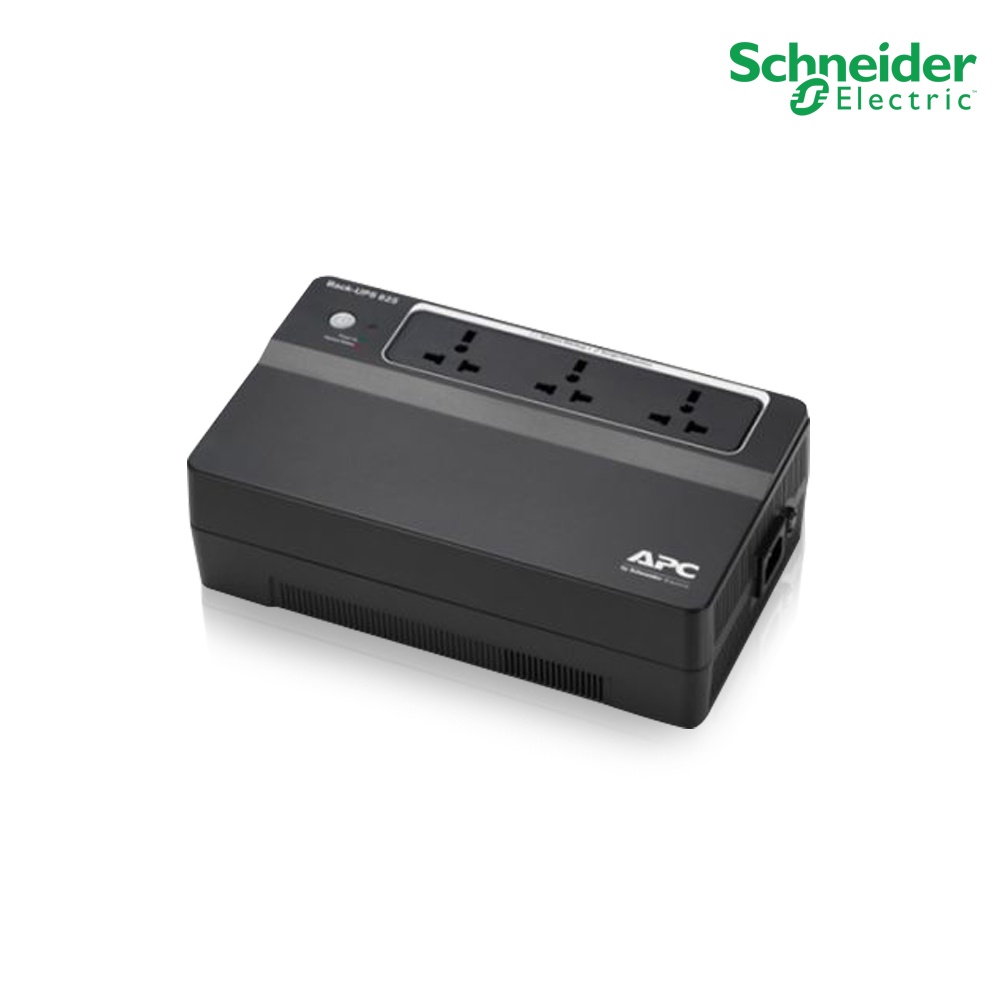 Schneider APC เครื่องสำรองไฟ (625VA/325Watt) 230V, AVR, Floor type, 4 Universal Outlets, Breaker | B