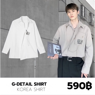 THEBOY-G-DETAILS SHIRT เสื้อเชิ้ตแขนยาว