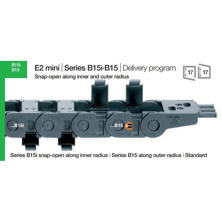 Series B15i - Chain, Snap-open Along Inner Radius B15I.038.100.0 ...