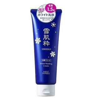 Kose Sekkisei White Washing Cream โคเซ่ ผลิตภัณฑ์ล้างหน้า เพื่อผิวหน้าขาวกระจ่างใส 120g.