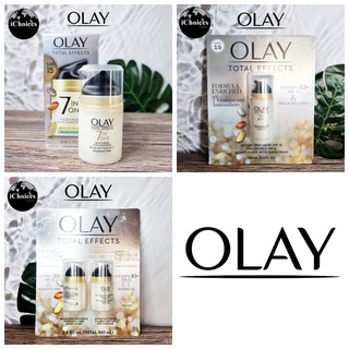 [Olay] Total Effects Moisturizer With Sunscreen SPF 15, Fragrance-Free 50 ml or 100 ml โอเลย์ กันแดด มอยซ์เจอร์ไรเซอร์