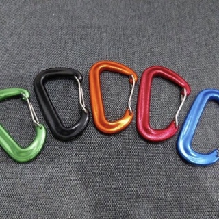 คาราบิเนอร์ 12 kn สำหรับเปล คาราไบเนอร์ carabiner ทำจากอลูมิเนียม 7075 แข็งแรง น้ำหนักเบา