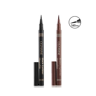 CEZANNE  EYELINER HOSOSHIN Colour:BLACK  ขนาด 0.4 g**ผลิต 06/2019 หมดอายุ06/2024