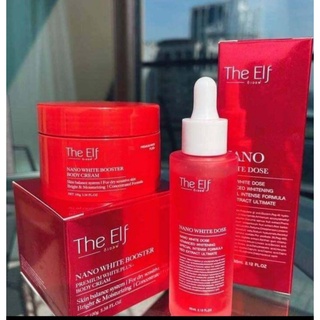 Nano White Dose นาโนไวท์โดส โดสแดง The Elf ดิเอลฟ์ ขนาด 60 กรัม / บูสเตอร์ the elf ขาวไวติดสปีด