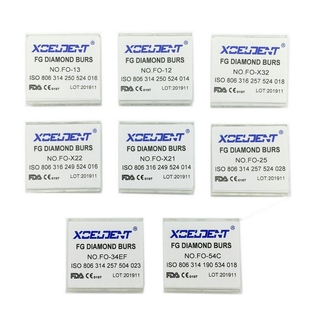 ดอกสว่านเพชร FO Series Dia-burs 1 กล่อง 10 ชิ้น สําหรับหูฟัง…