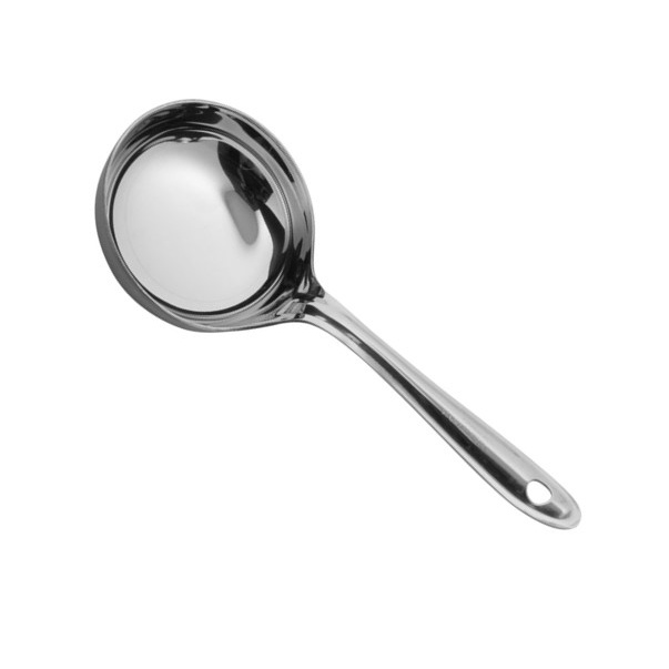 S.Steel Dosa Laddle/Atta Scoop Flat Base(19cm/21.5cm คุณภาพหนา)