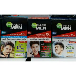 Garnier Men ครีม ซองฝาหมุน กล่อง 7 ml x 6 ซอง (ซื้อครบ 4 กล่องแถมเพิ่ม 1 ซอง)