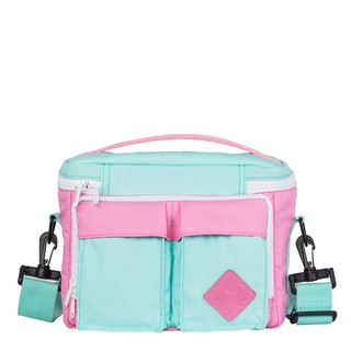 กระเป๋ากล้อง MHWstreetwear สีเขียวมิ้นท์/ชมพูแคนดี้ camerabag sidebag crossbody shoulderbag