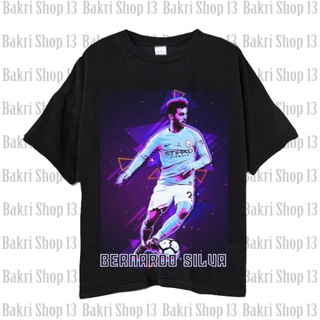 เสื้อยืด พิมพ์ลาย Manchester City Bernardo Silva สําหรับผู้ชาย และผู้หญิงS-5XL