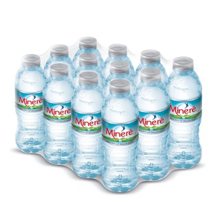 Minere น้ำดื่ม มิเนเร่ น้ำแร่ธรรมชาติ ขนาด 600 มล. (12 ขวด/แพ็ค) Water Minere Water