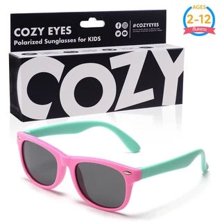 ✅ แว่นกันแดดเด็ก 2-12 ขวบ | COZY EYES เลนส์โพลาไรซ์ ป้องกันยูวี และแสงสะท้อนได้ 100% (แถมแผ่นทดสอบเลนส์ทุกกล่อง)