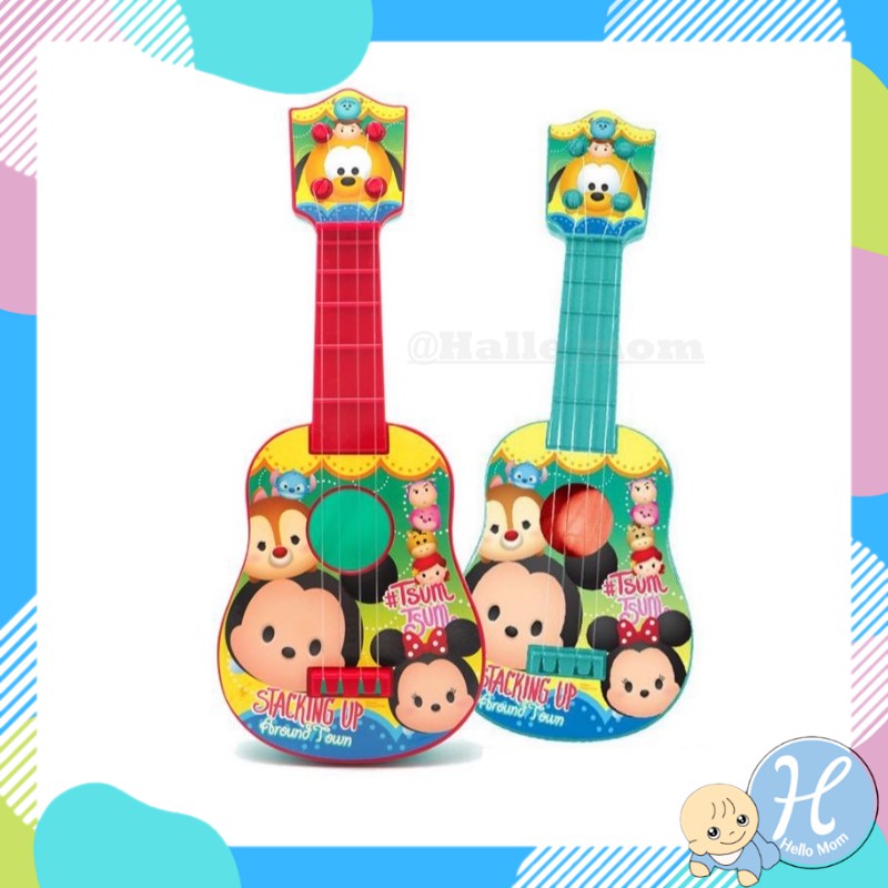Disney Tsum Tsum ลายลิขสิทธิ์แท้ มินิกีต้าร์ mini guiter ของเล่นเด็ก ของเล่นเสริมพัฒนาการ
