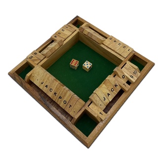 เกมไม้ปิดกล่อง 4คน shut the box 4 player ของเล่นไม้เสริมพัฒนาการ เกมฝึกสมอง ปิดกล่องสำหรับผู้ใหญ่และเด็ก