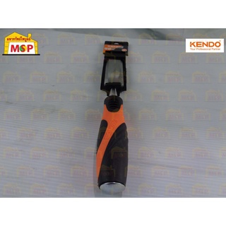 KENDO 26112 สิ่วลบเหลี่ยม 32mm (ด้ามหุ้มยาง)
