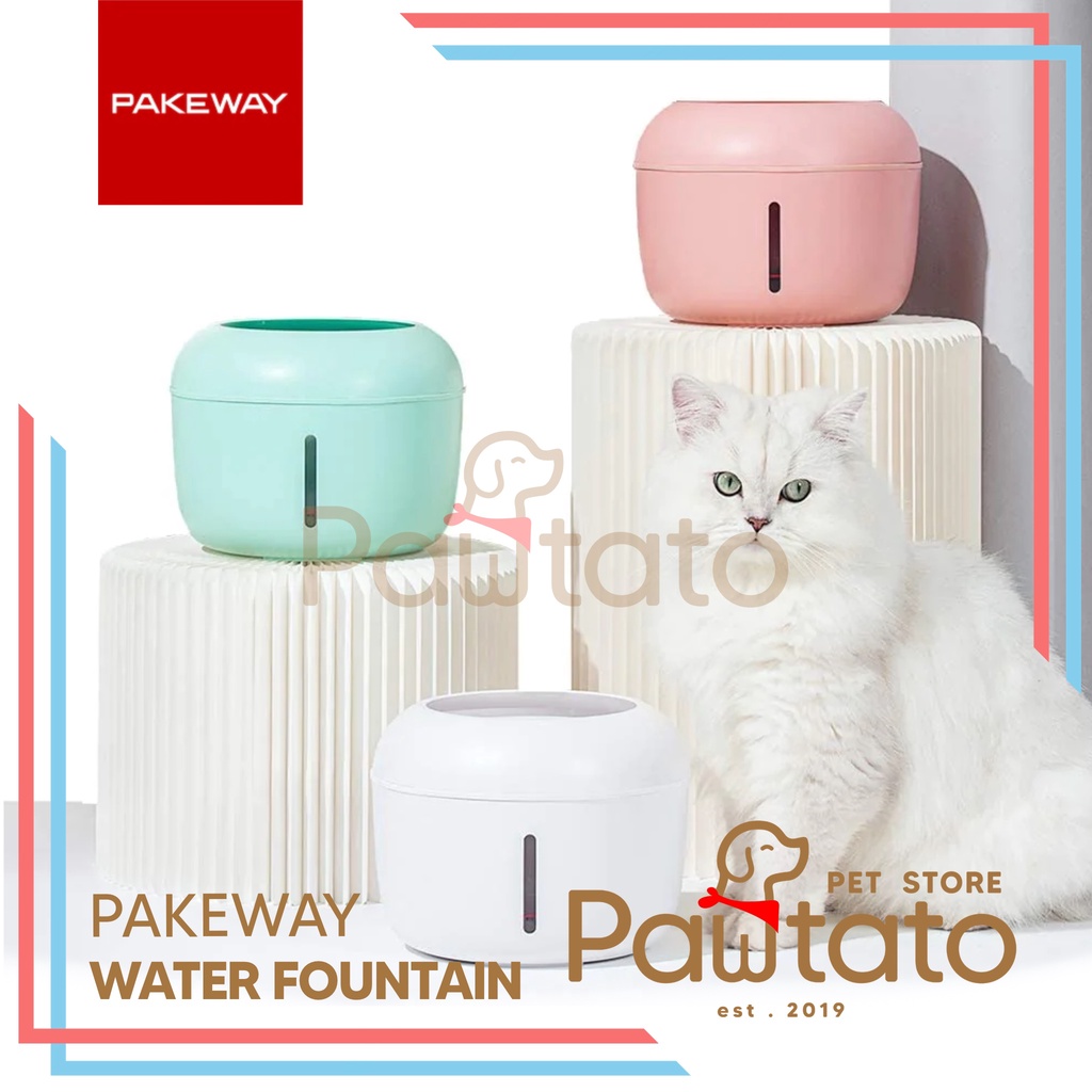 Pakeway Water Fountain Dog Cat Drinking Station Puttato Pet Store