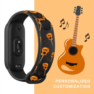 Strap For Xiaomi Mi band 6 5 4 3 cartoon Bracelet for Xiaomi MiBand 3 xiomi 5 silicone Bracelet Sport Wristband