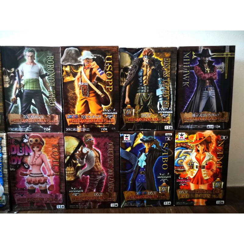 One Piece DXF The Grandline Series Zoro Usopp Kid Mihawk Koala Doflamingo Sabo Nami Action Figure