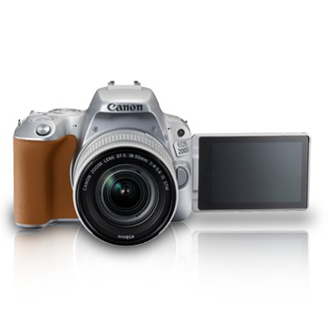 กล้อง DSLR Canon EOS 200D + เลนส์ Kit (EF-S18-55 IS STM) (ประกันศูนย์) แถมฟรี SD Card 16 GB+แผ่นกันร