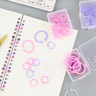 ห่วงใส่รีฟิล ห่วงสมุด แบบDIY LOOSE LEAF RING