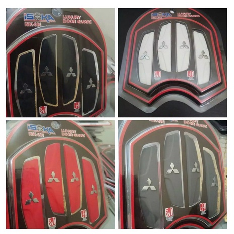 การ์ดประตูรถ Mitsubishi Logo ชุด 4 ชิ้น