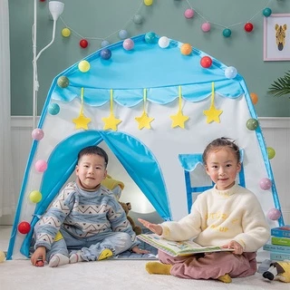 เต็นท์เด็ก​ เต้นท์บ้าน เต๊นท์บ้านสไตล์เจ้าหญิง น่ารักสดใส มีให้เลือก2สี พับเก็บง่าย ซักทำความสะอาดได
