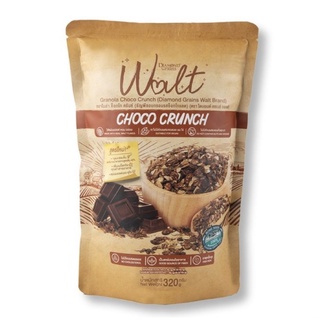 Diamond Grains Walt Granola Choco Crunch ไดมอนด์ เกรนส์ กราโนล่า วอลล์​ ช็อคโก ครันซ์ 320g.