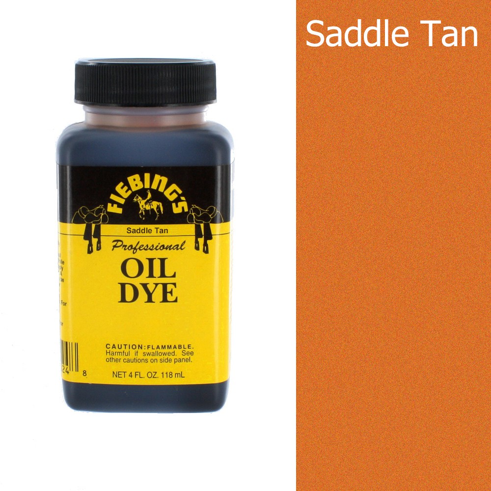 Fiebing's Professional Oil Dye สีย้อมหนัง Saddle Tan 4 oz.