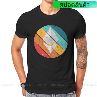 เสื้อยืด พิมพ์ลาย Ethereum Cryptocurrency Minerss สไตล์เรโทร