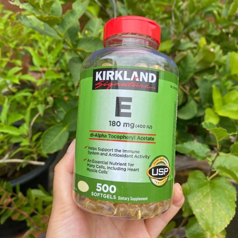 🌷💫 Kirkland Signature Vitamin E 180 mg 500 Softgels 💚❤️