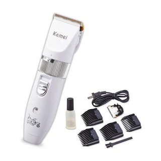 Kemei KM-107 ปัตตาเลี่ยนตัดขนสุนัขและขนสัตว์ แบตตาเลี่ยนไร้สายแบบชาร์จ